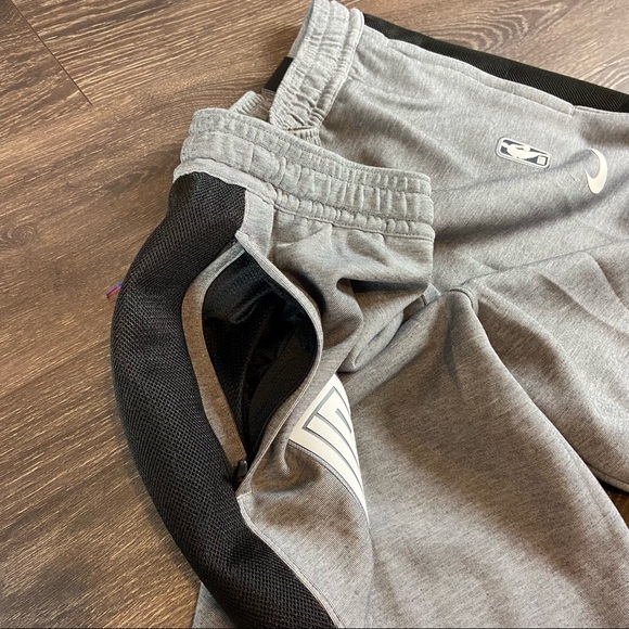 Nike NBA Los Angeles Clippers Men’s Gray Activewear Sweatpants Size 4XL-Tall NEW - Picture 4 of 9